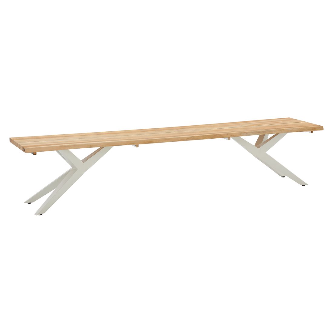 Musterring Skagen Gartenbank Edelstahl/Teak