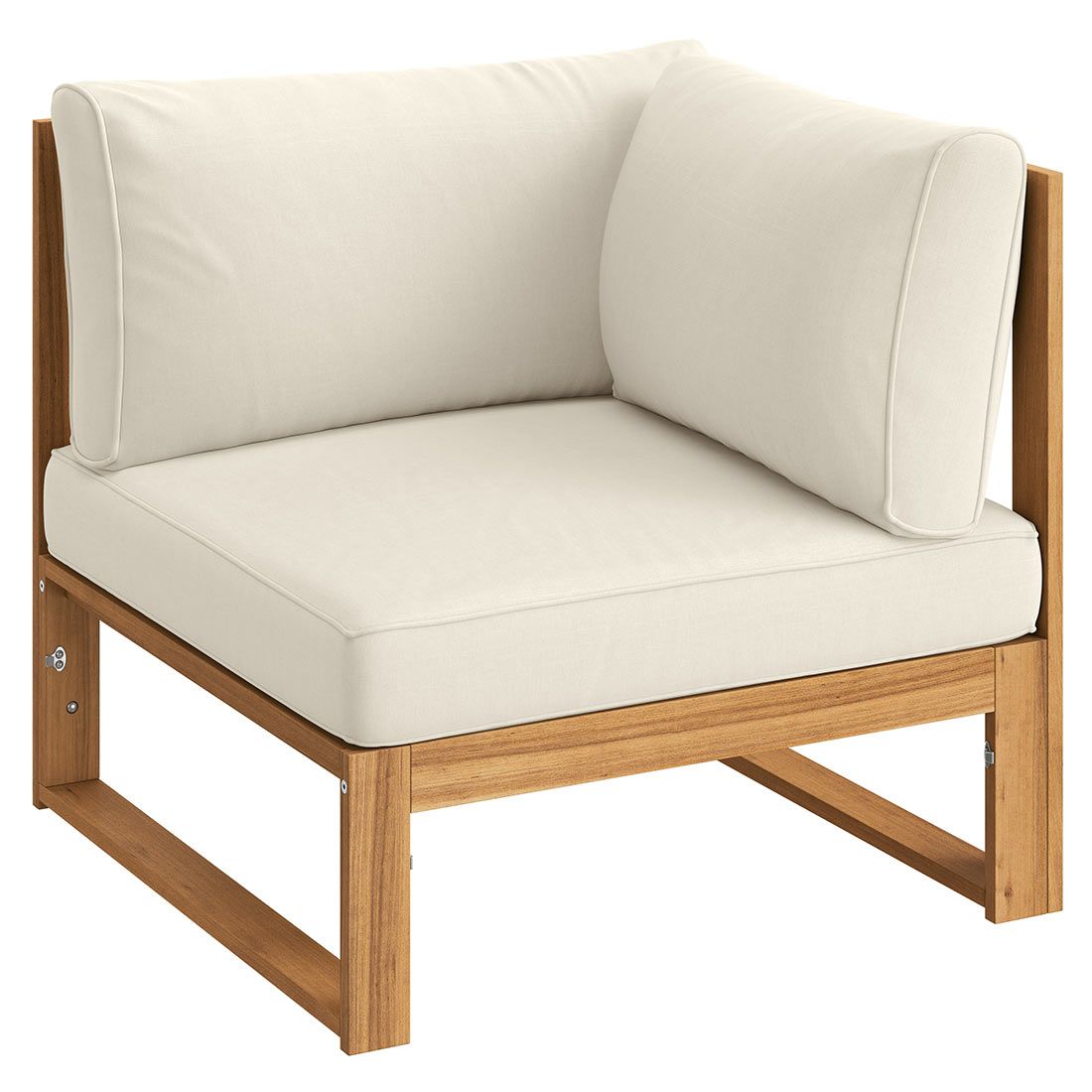 OUTLIV. Santa Cruz Ecklounge inkl. Loungetisch Akazie/Polyester