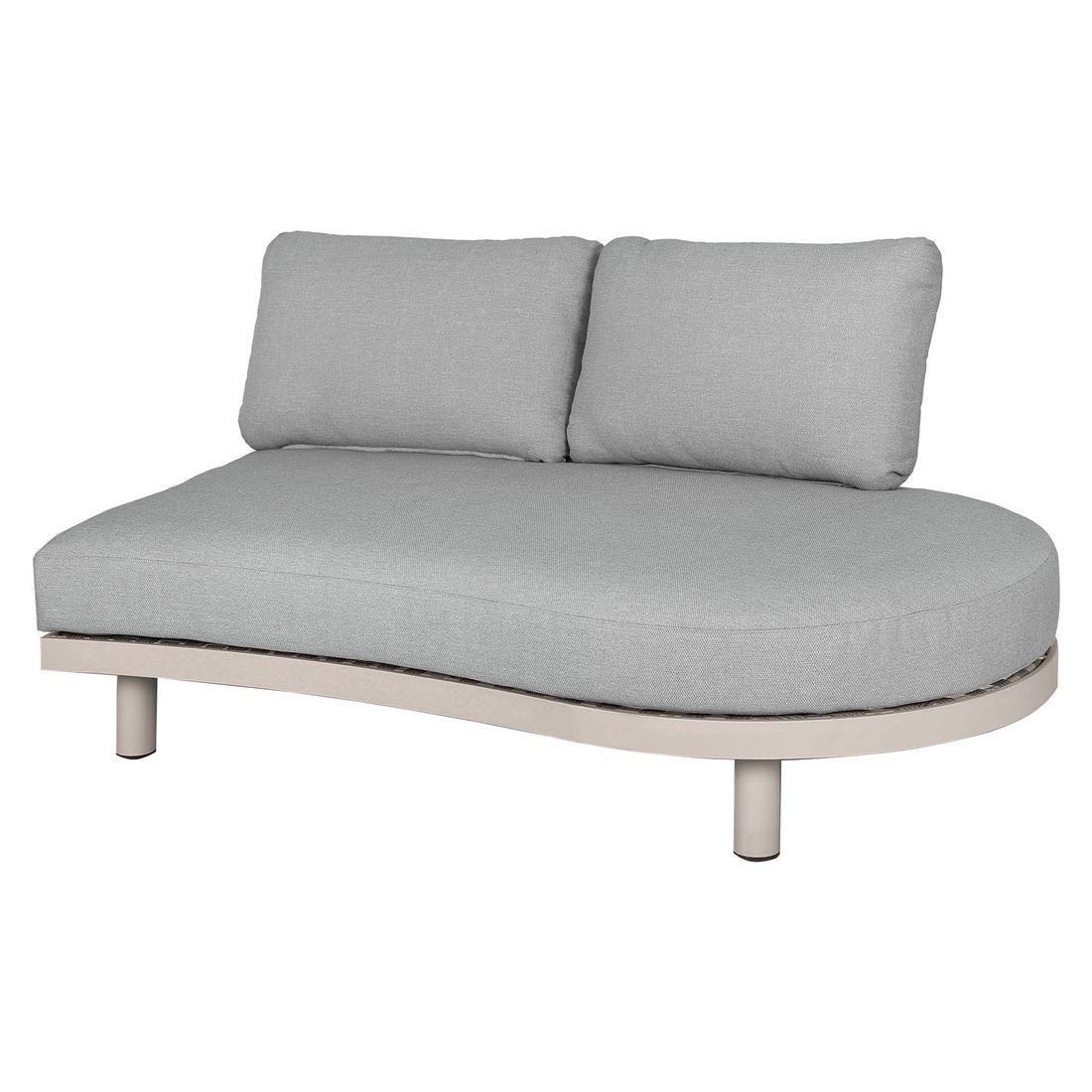 OUTLIV. Washington Loungeset inkl. Loungetische Aluminium/Akazie/Olefin