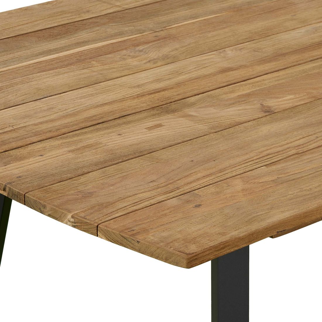 OUTLIV. Ohio II Gartentisch Aluminium/Teak recycelt