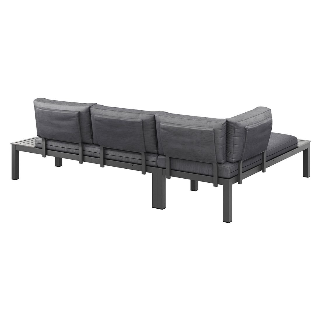 OUTLIV. Morsum Modulare Ecklounge inkl. Loungetisch Aluminium/Spunpolyester