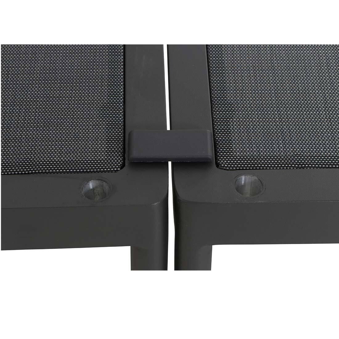 Siena Garden Aurelio Ecklounge inkl. Loungetisch Aluminium/Geflecht/Polypropylen
