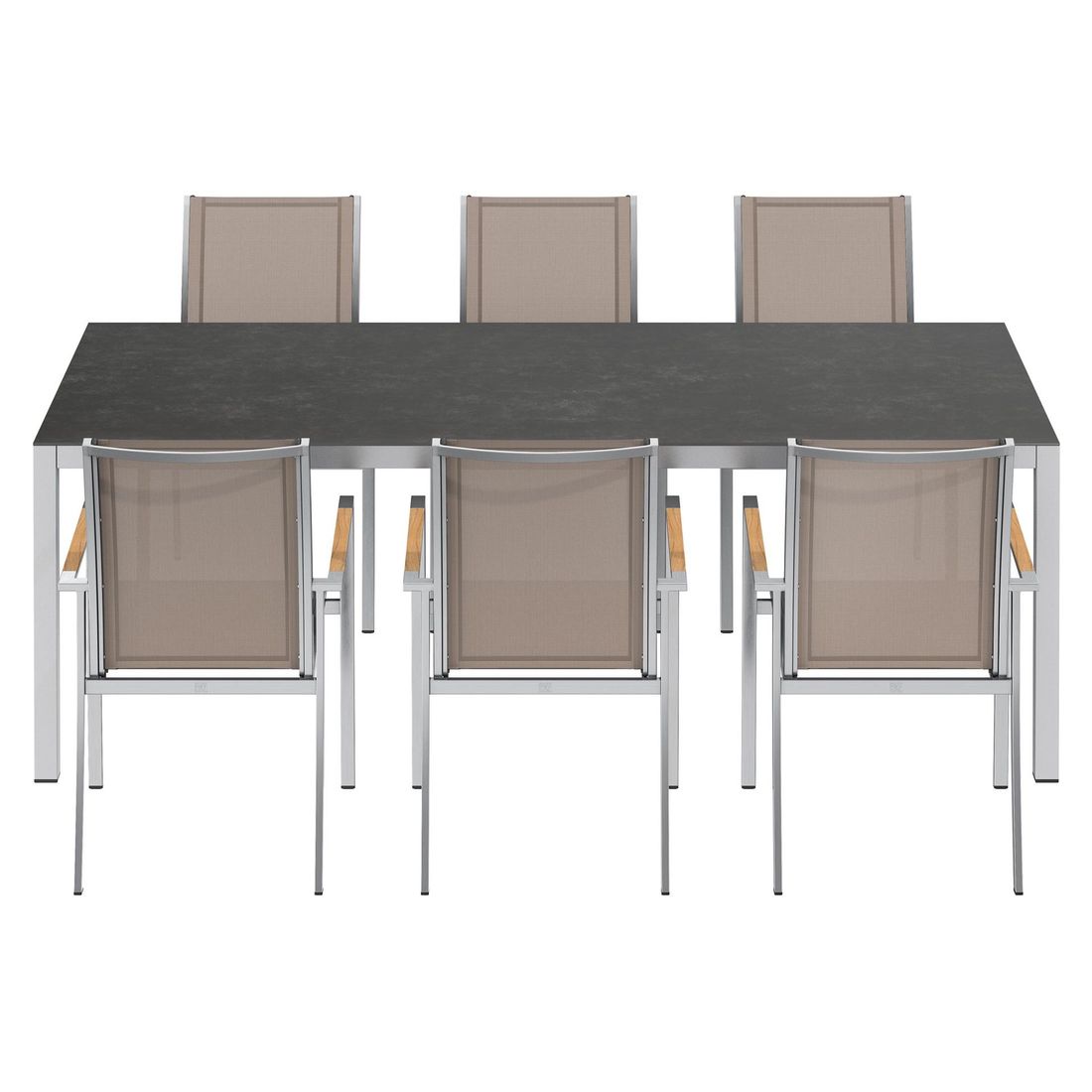 OUTLIV. Oviedo Gartenmöbel-Set L (6 Plätze) Tisch 220x100cm