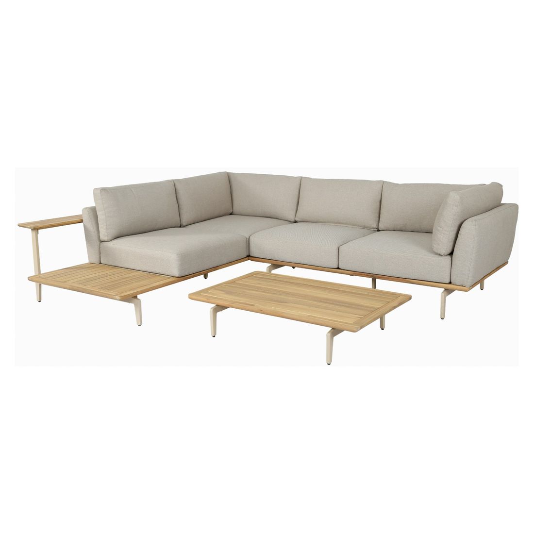 OUTLIV. Misako Ecklounge inkl. Loungetisch Stahl/Olefin