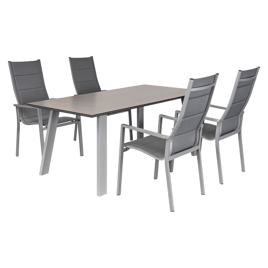 LC Garden Unicamo Gartenmöbel-Set M (4 Plätze) Tisch 180x90cm