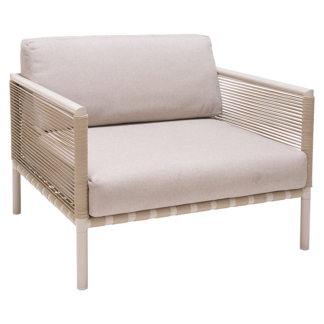 LifestyleGarden Horizon Loungeset inkl. Loungetisch Aluminium/Rope/Olefin