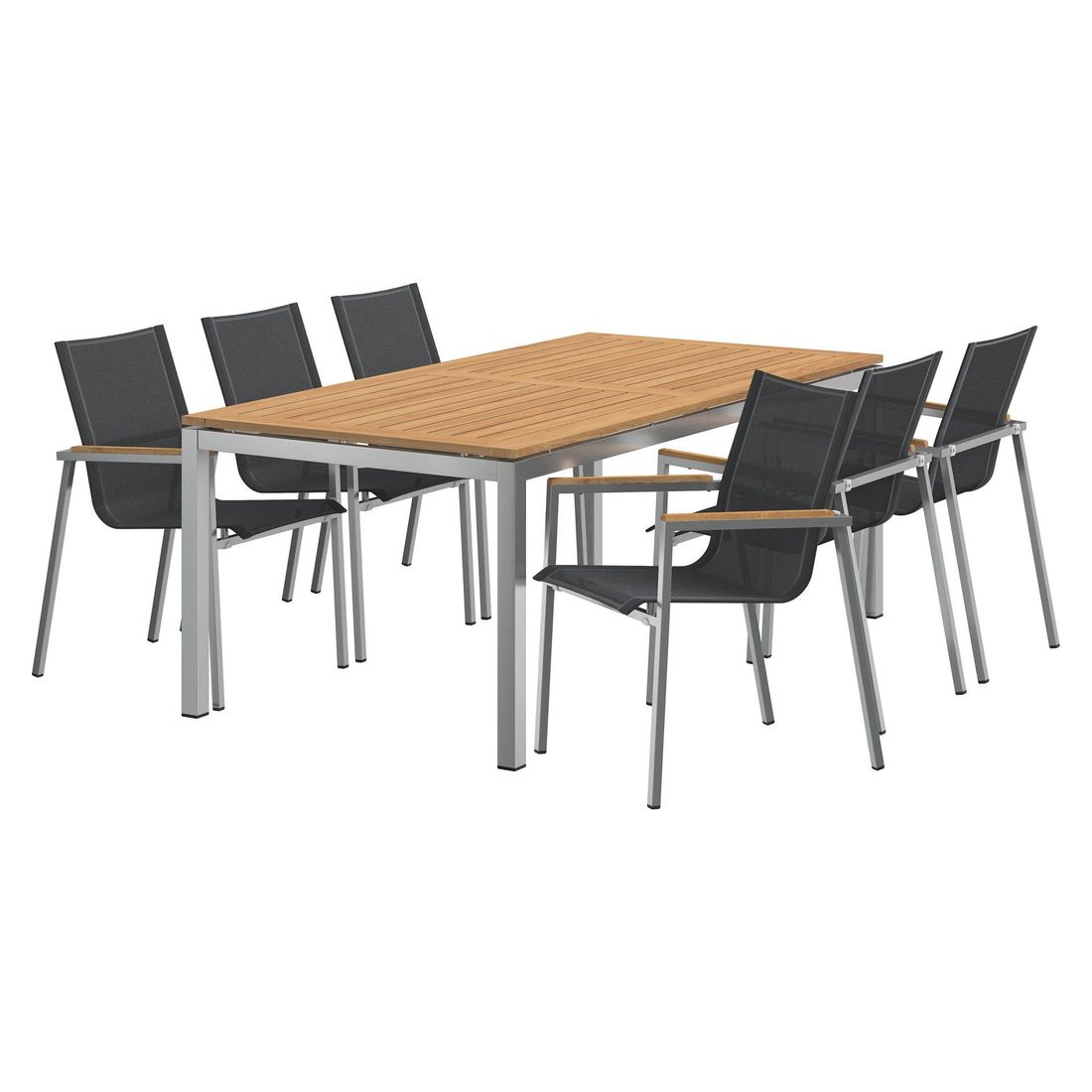 OUTLIV. Rimini Gartenmöbel-Set L (6 Plätze) Tisch 200x100cm