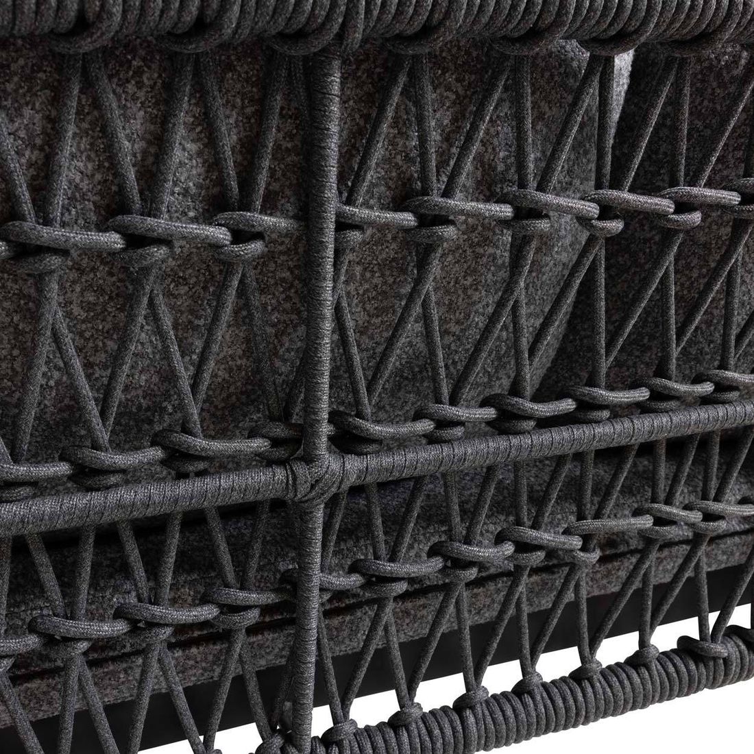 Interliving 7013 Doppelliege Aluminium/Rope/Olefin