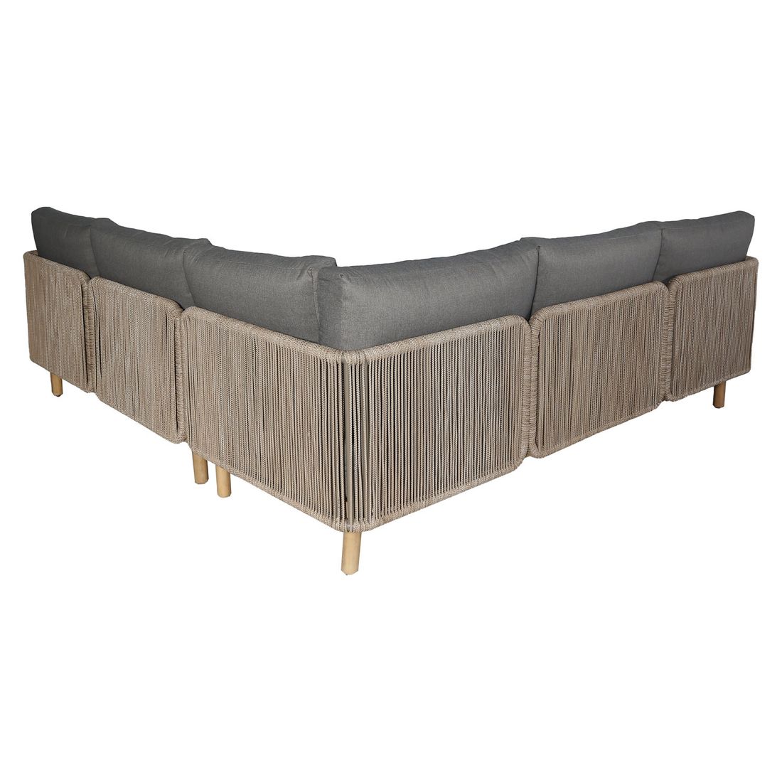 OUTLIV. Avalon Ecklounge inkl. Loungetisch Akazie/Rope/Olefin