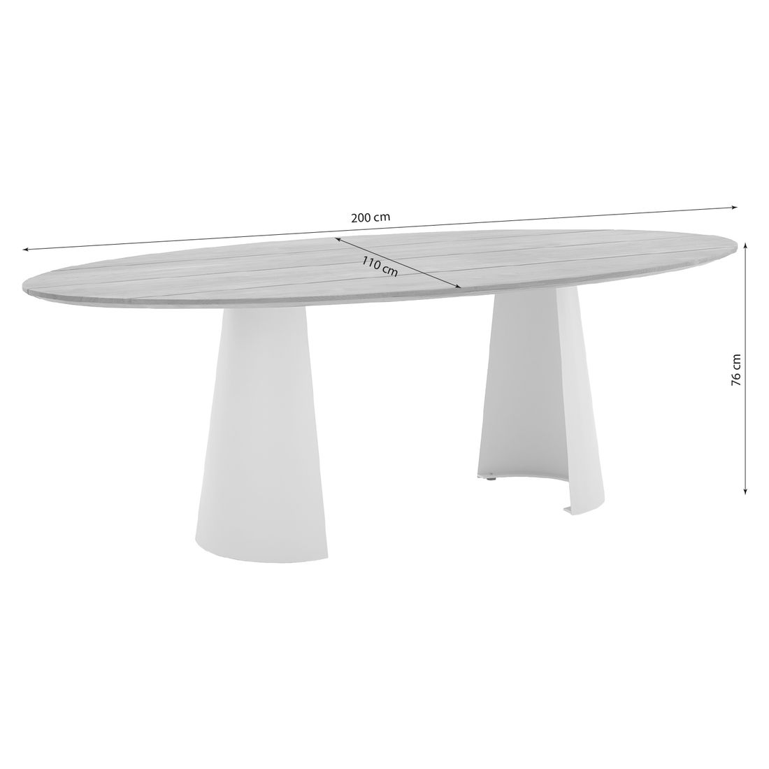 Musterring JustB! Gartentisch Aluminium/Teak