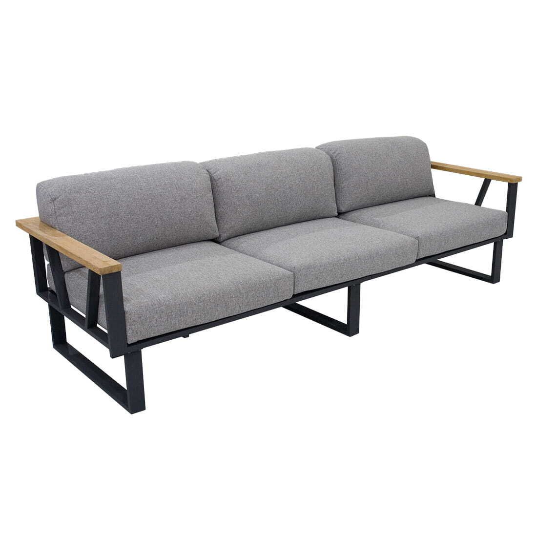 Zebra Belvedere Gartenloungesofa Edelstahl/Tuvatextil