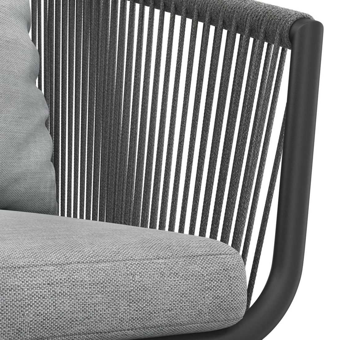 OUTLIV. Alex Gartenmöbel-Set 5-tlg. Tisch 160x90cm