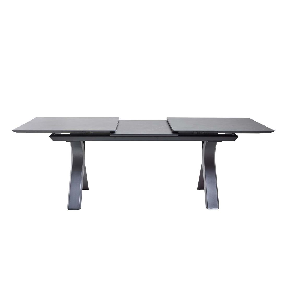 Interliving 7011 Ausziehtisch 180/240x100cm Aluminium/Sinterstone