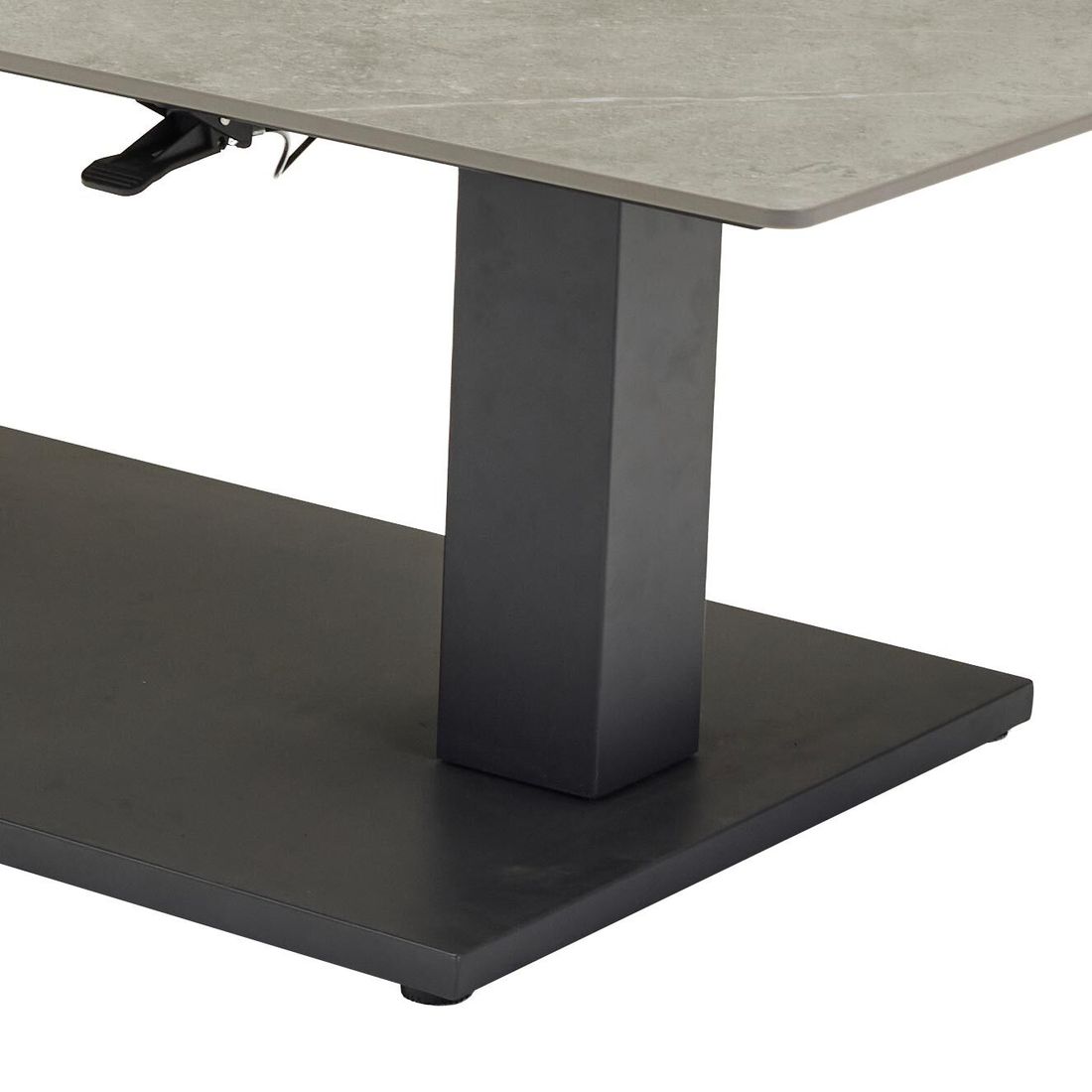 LC Garden Como Lifttisch 140x80cm Aluminium/Sinterstone