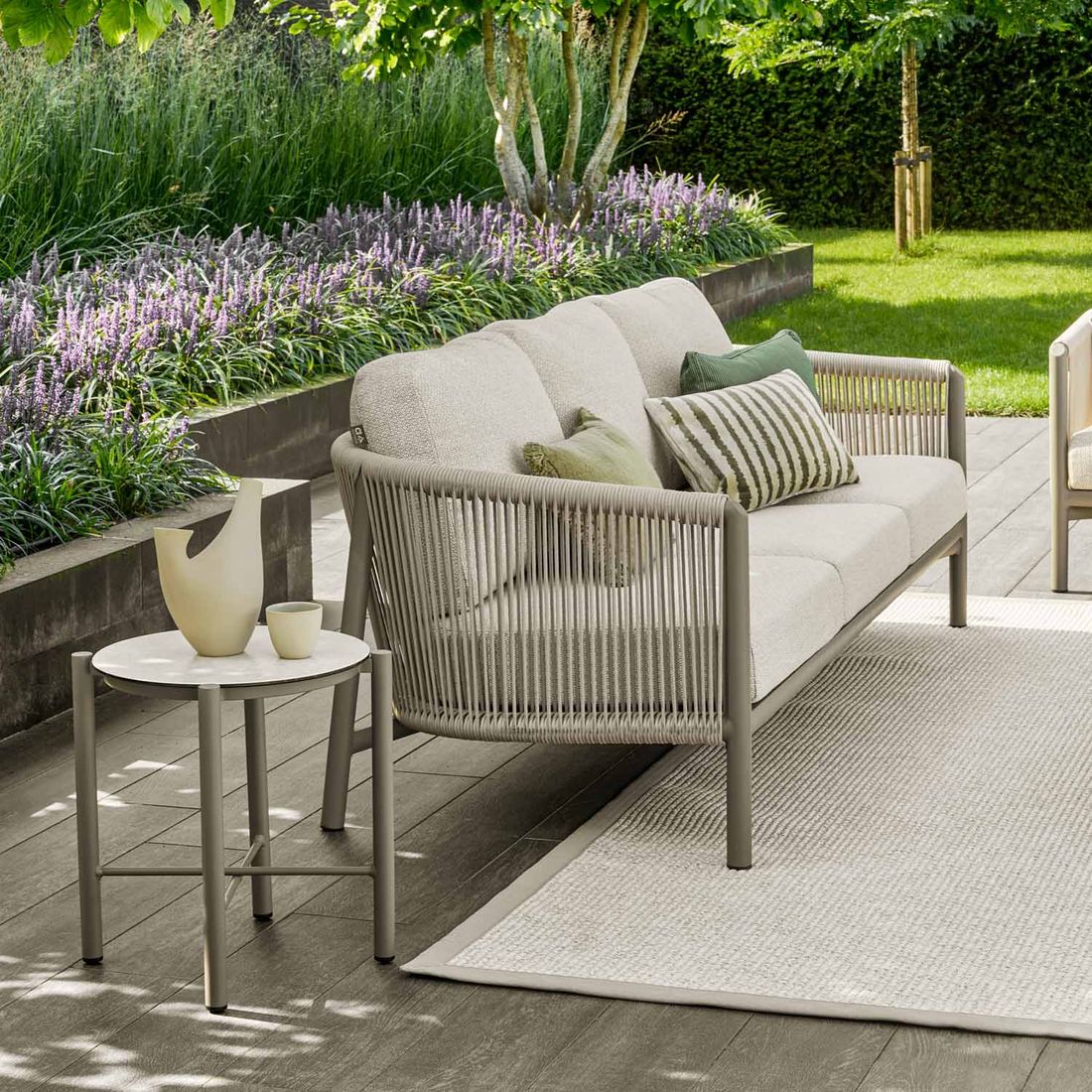 Apple Bee Bora Bora Beistelltisch Garten Ø40cm Aluminium/Sinterstone