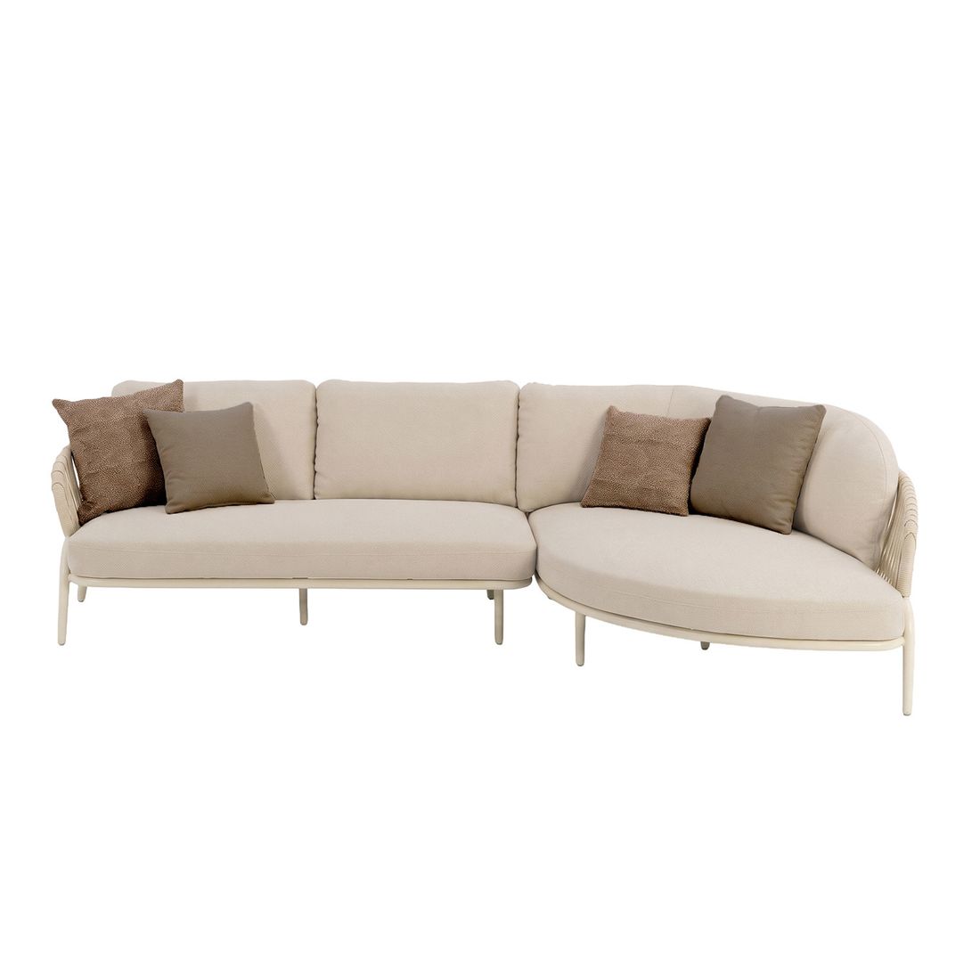 Zebra Ares Ecklounge Aluminium/Rope/Sunproof