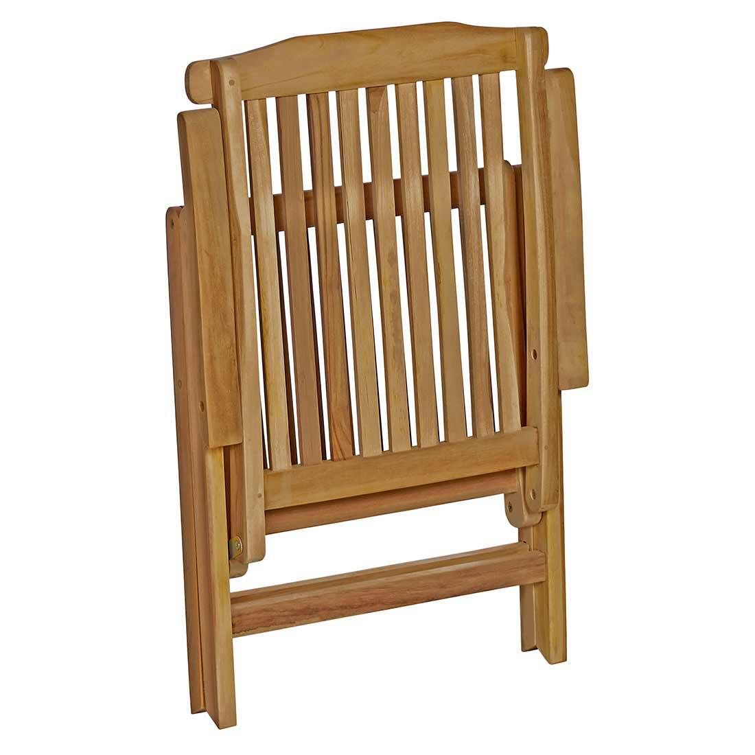 OUTLIV. Ontario Gartenmöbel-Set M (4 Plätze) Tisch 120x70cm