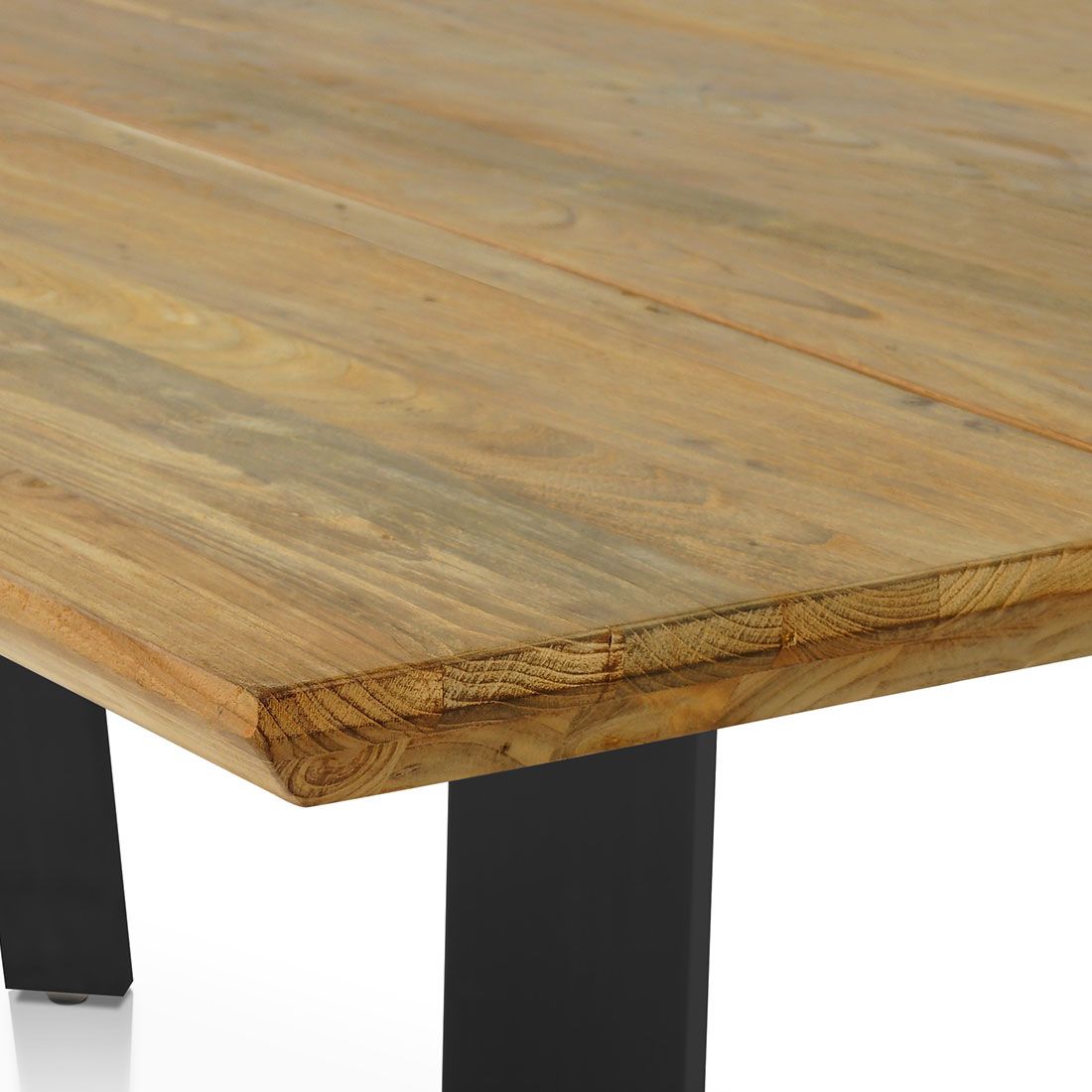 OUTLIV. Orleans Gartentisch Edelstahl/Teak recycelt