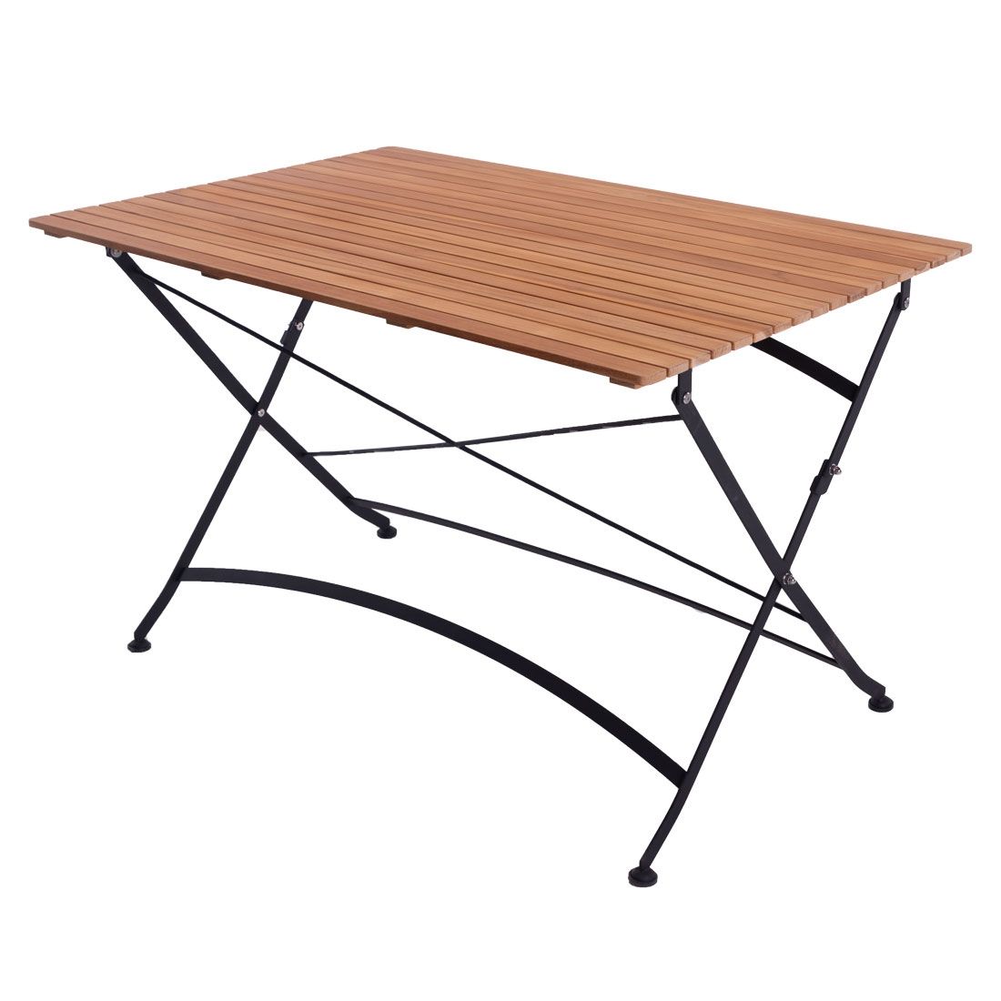 OUTLIV. Lindau Biergartentisch 120x80cm Stahl/Teak