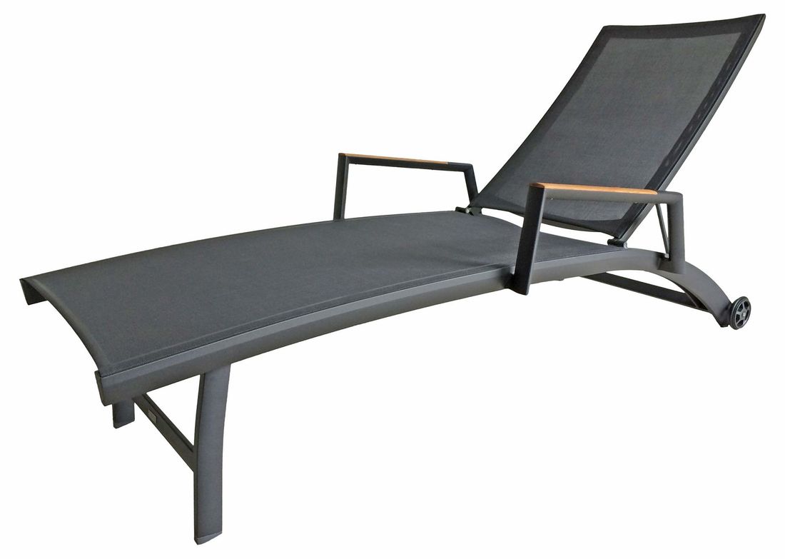 Zebra Fly Gartenliege Aluminium/Textilene