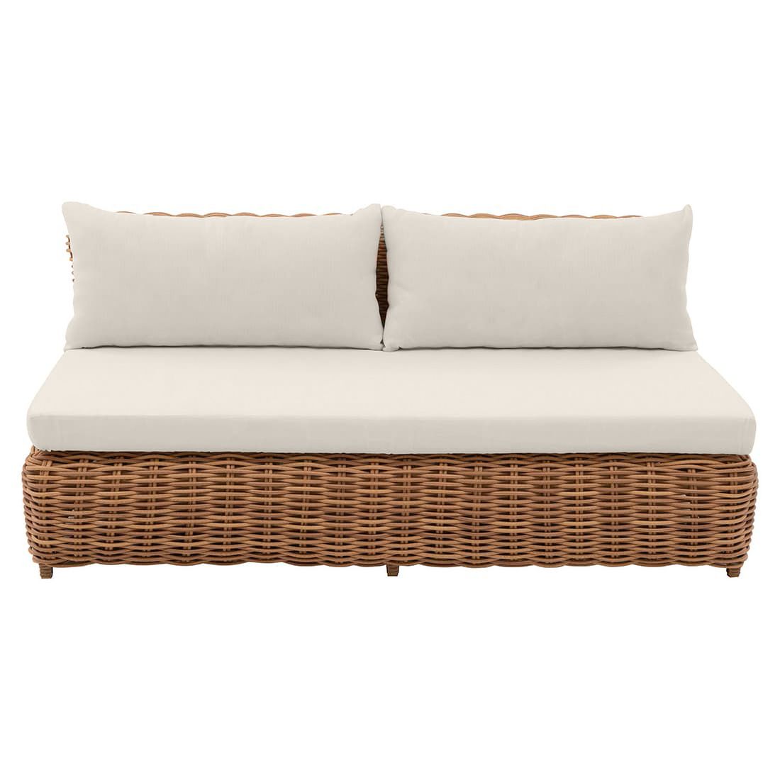 OUTLIV. Versailles Gartenloungesofa Geflecht/Spun Polyester