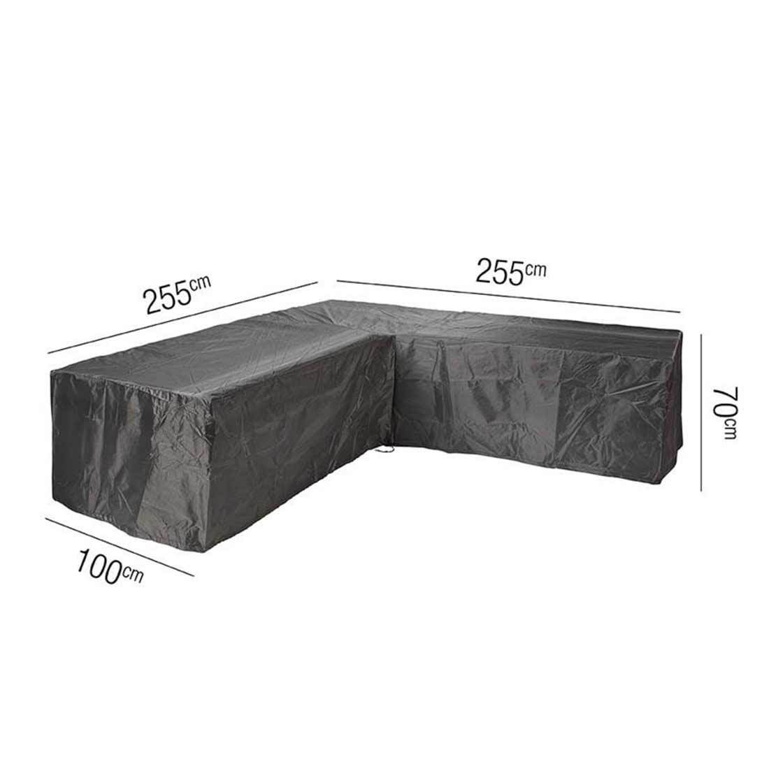AeroCover Schutzhülle für Ecklounge 255x255x100x70cm