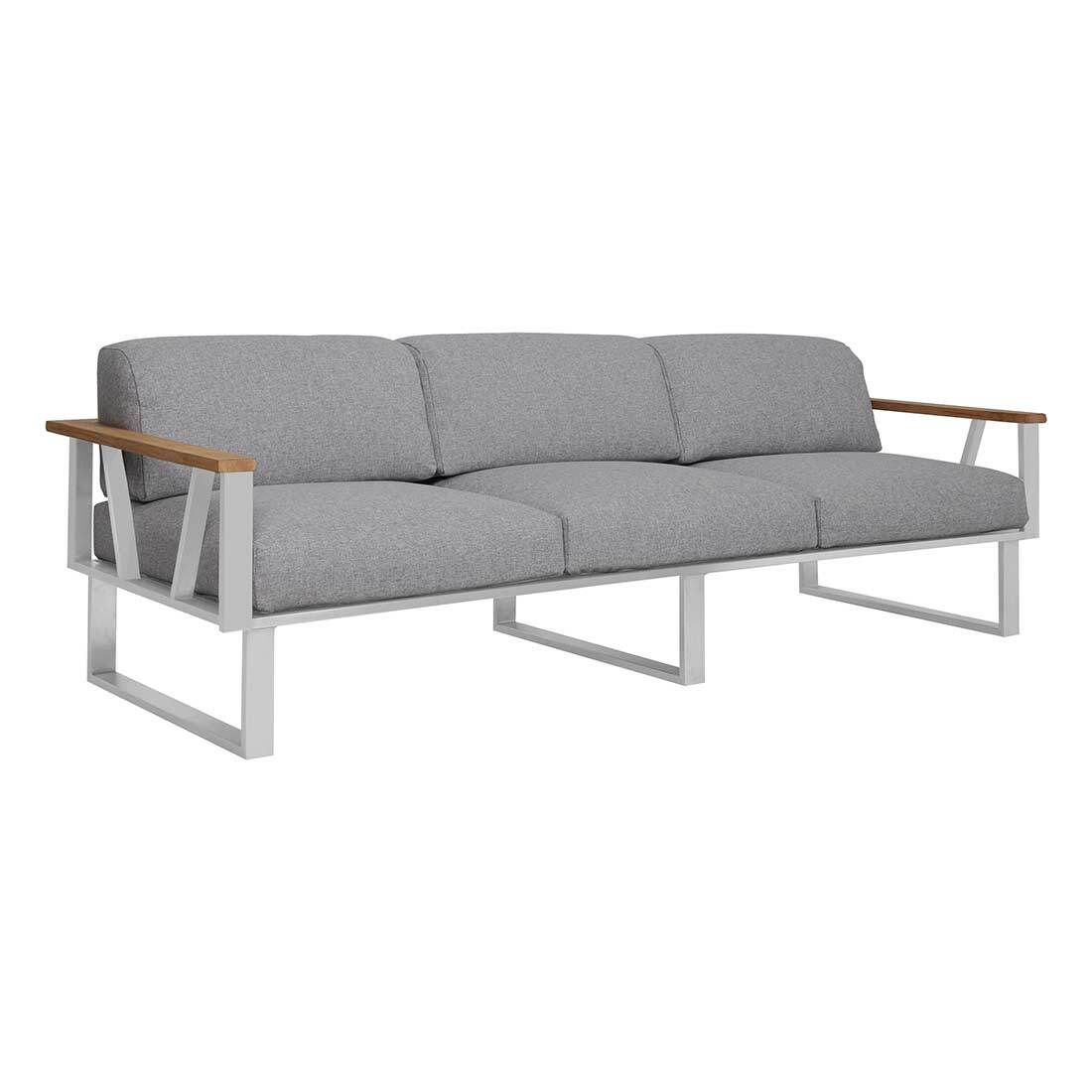 Zebra Belvedere Gartenloungesofa Edelstahl/Olefin