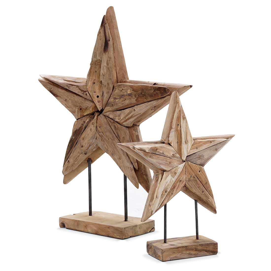 OUTLIV. Deko Star Set 2-tlg. Teak Wurzel