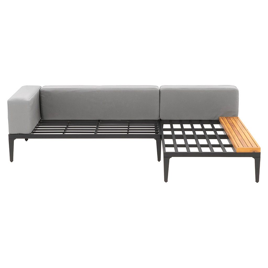 OUTLIV. Bern Ecklounge inkl. Loungetisch Aluminium/Olefin