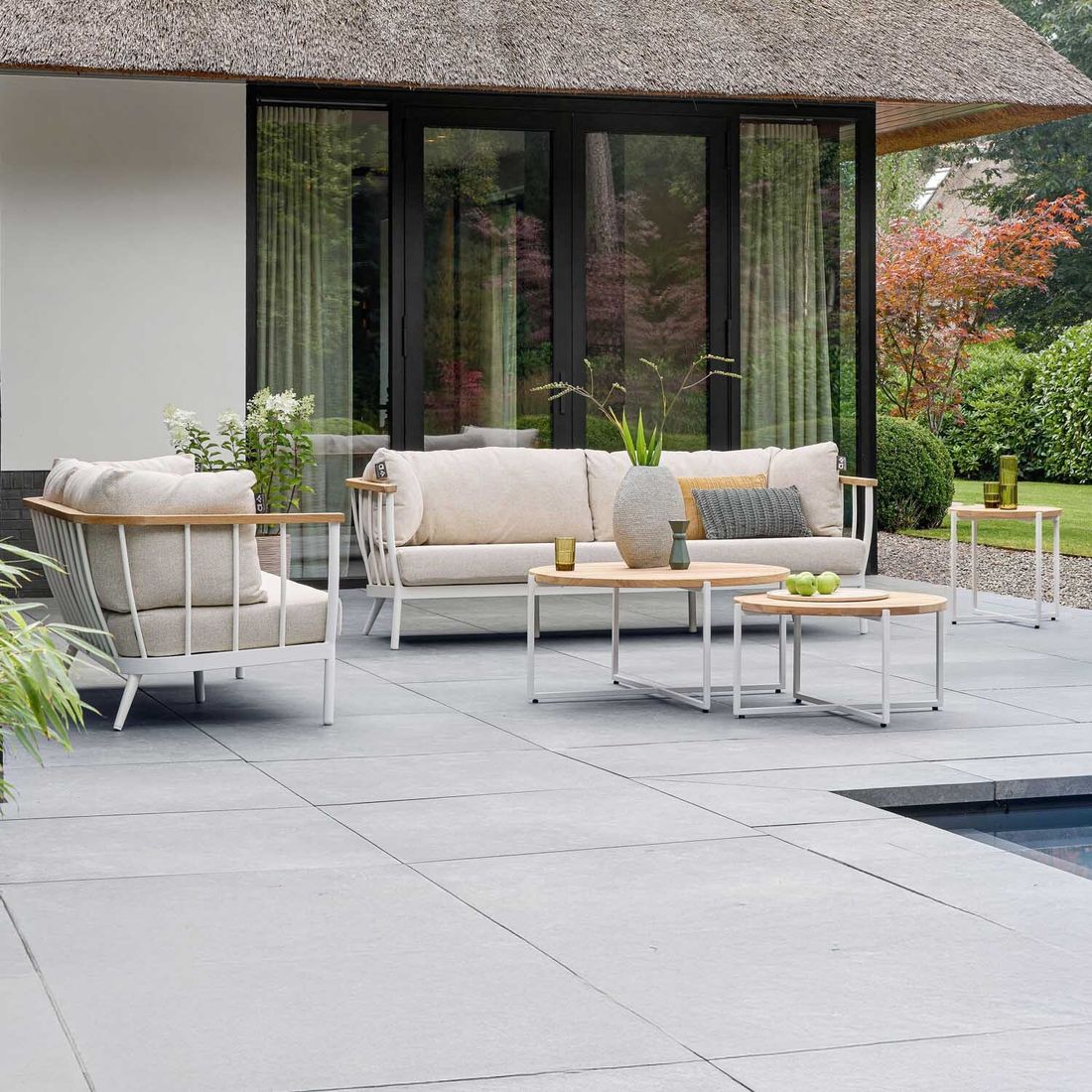 Apple Bee Condor Loungeset inkl. Loungetische Aluminium/Bee Wett