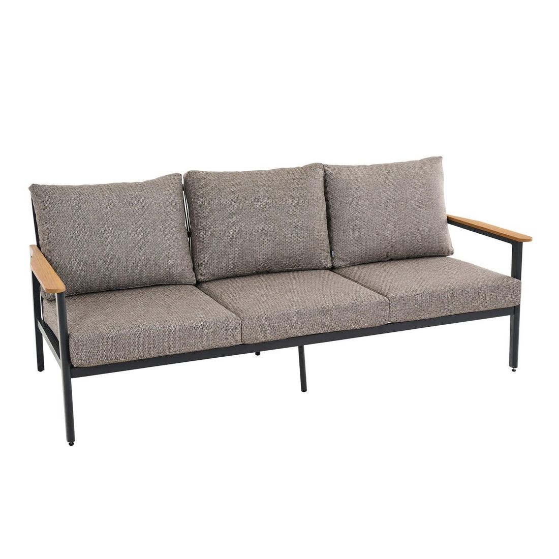 Siena Garden Liguria Loungeset inkl. Loungetisch Aluminium/Gardino-Geflecht/Polyester