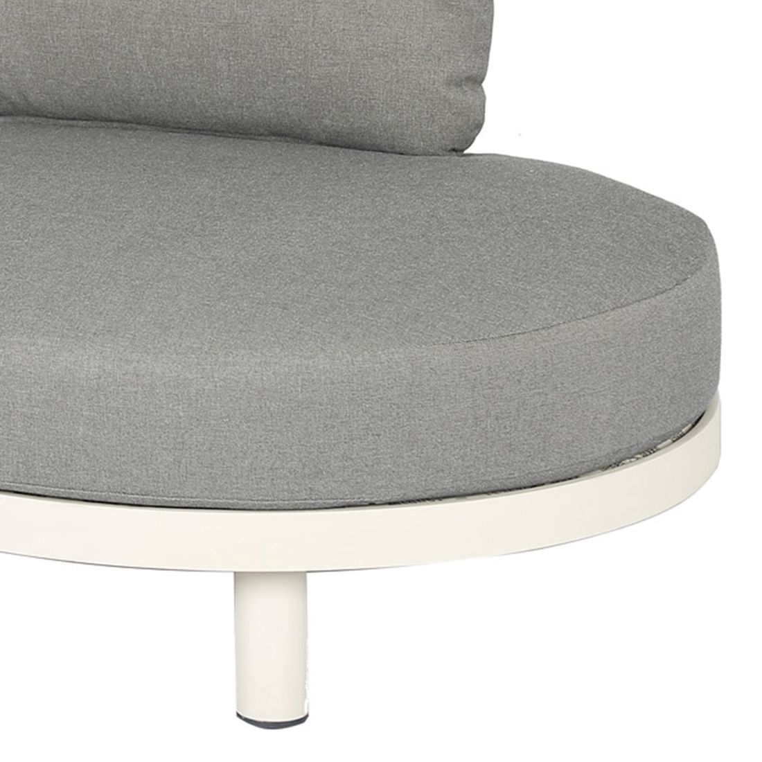 OUTLIV. Washington Deluxe Loungeset inkl. Loungetische Aluminium/Teak/Olefin