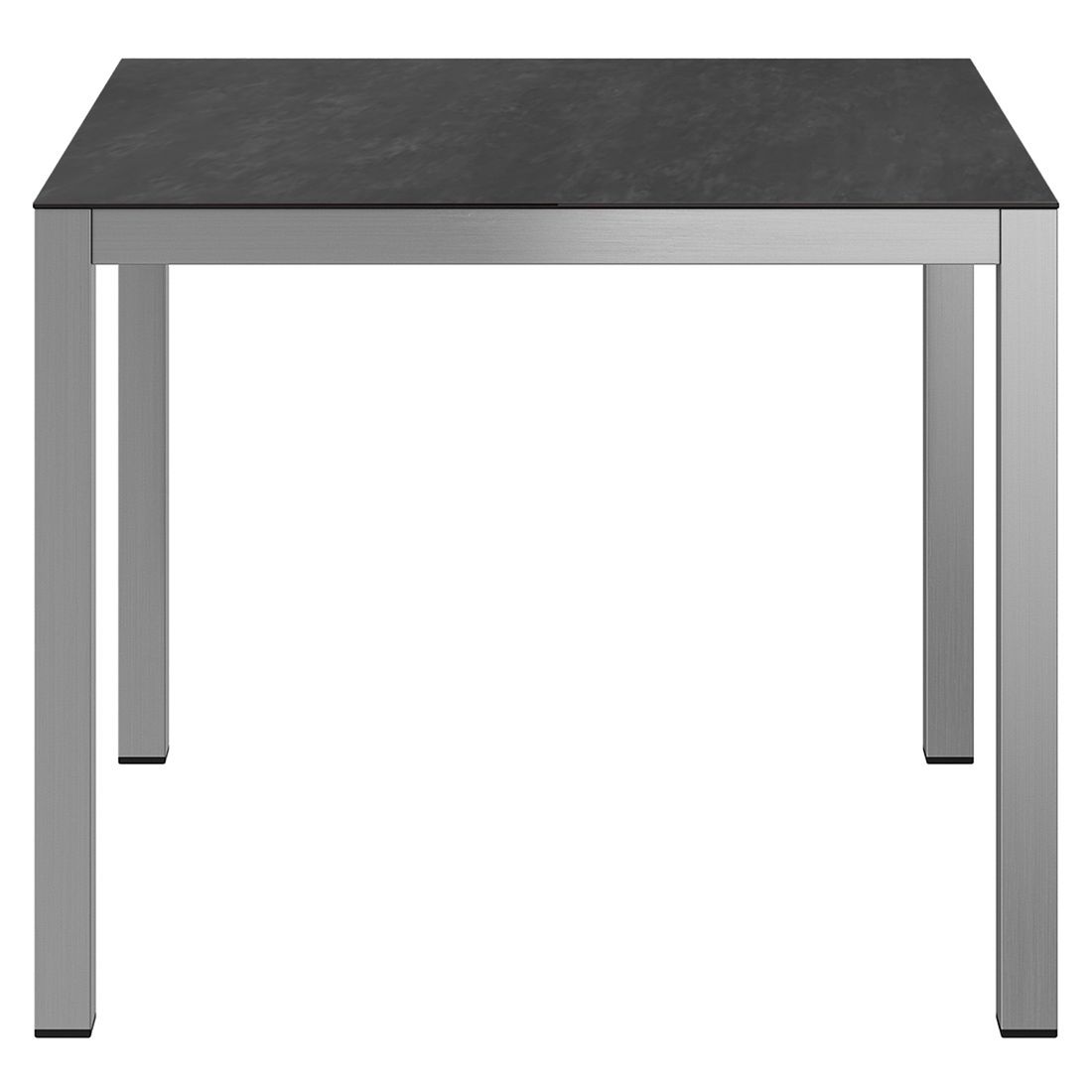 OUTLIV. Gartentisch 90x90cm Edelstahl/Glaskeramik