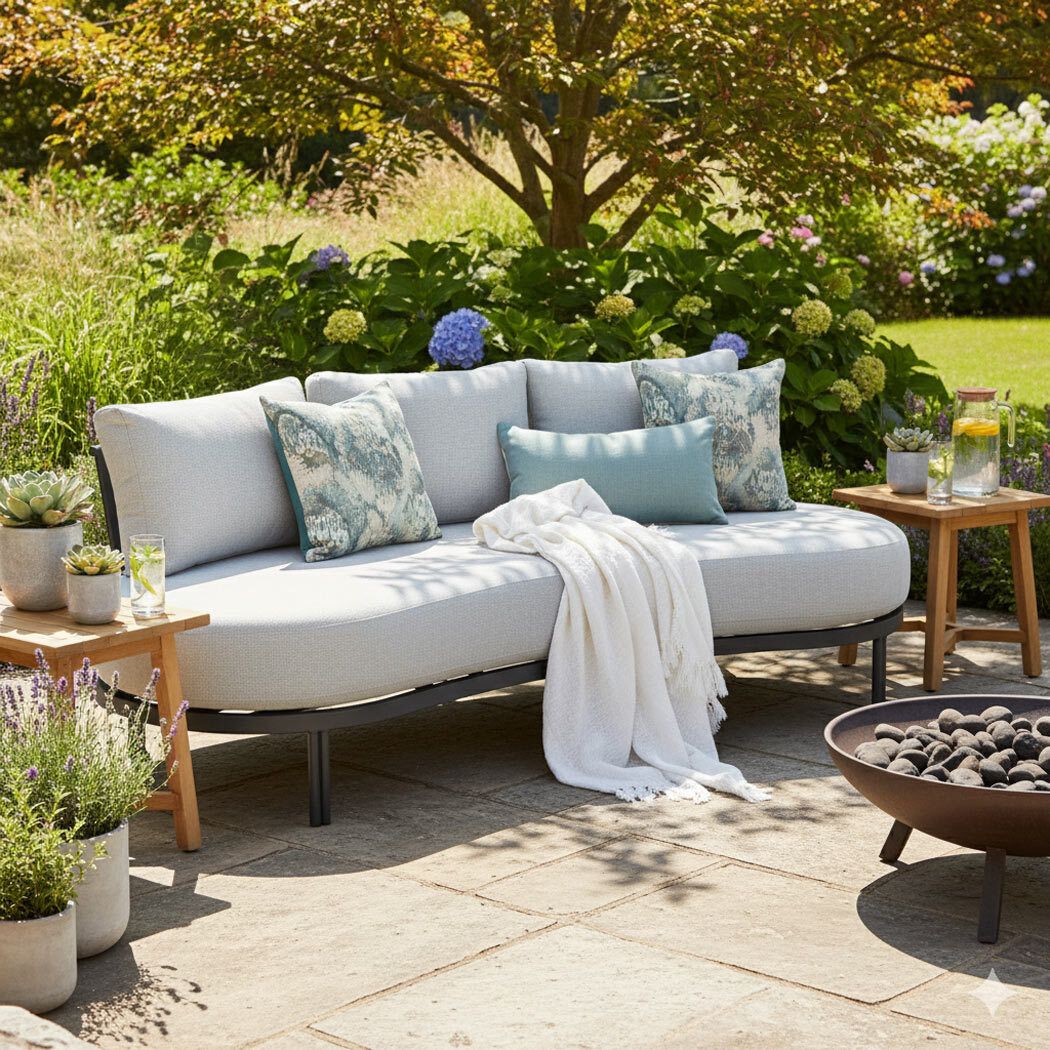 Garden Impressions Tirolo Gartenloungesofa Aluminium/Rope/Polyester