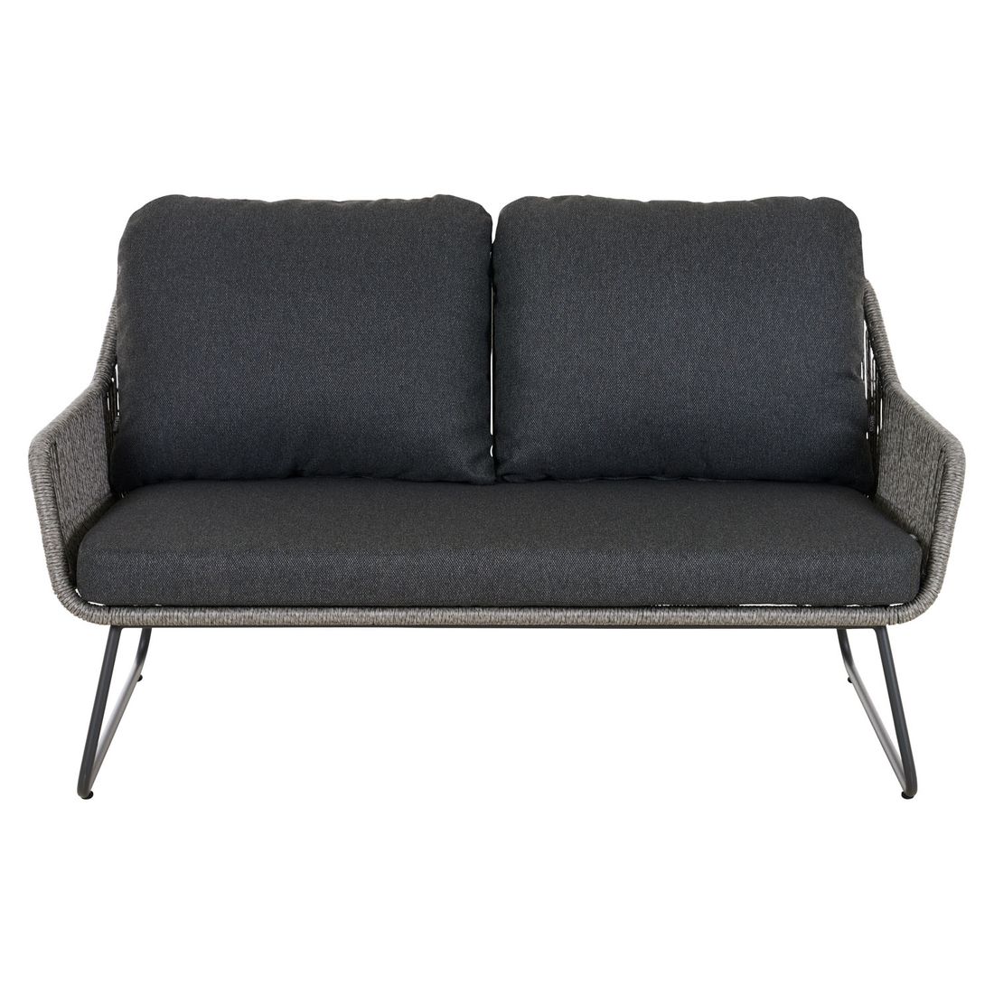 Siena Garden Kansas Ecklounge inkl. Loungetisch Aluminium/Gardino-Geflecht