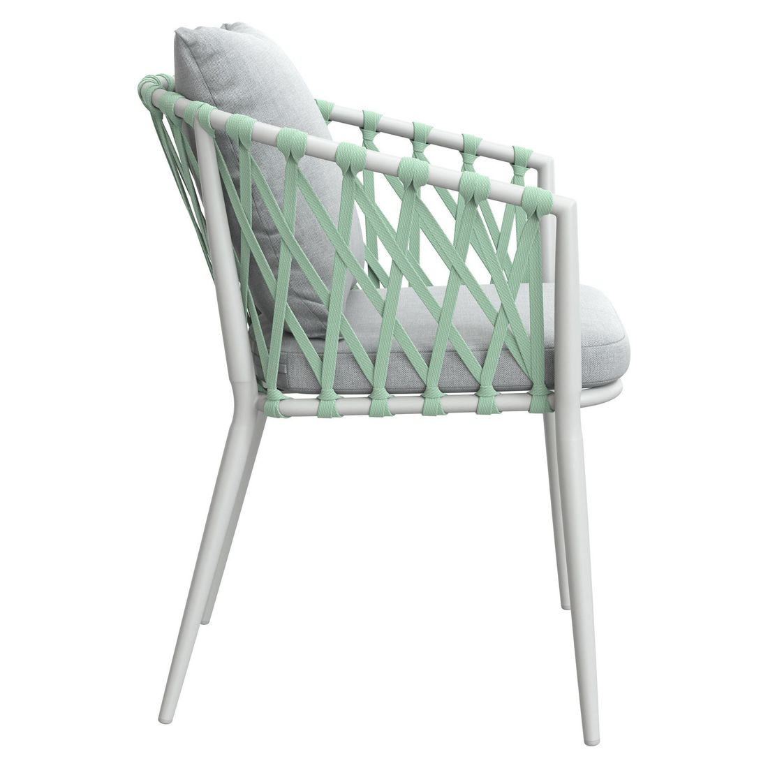 LC Garden Sunrepo Stapelsessel Aluminium mit Sitz- und Rückenkissen