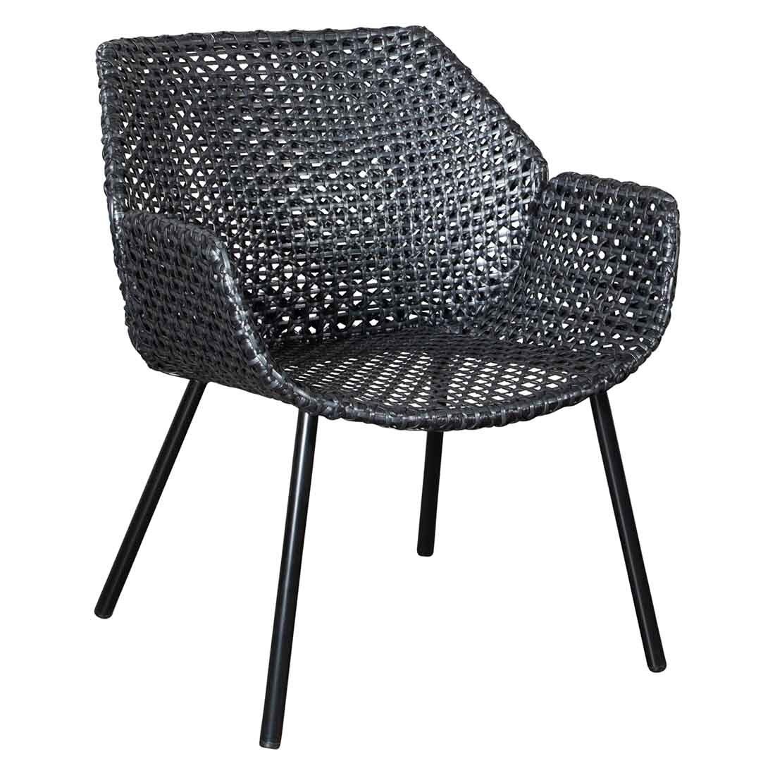Cane-Line Vibe Loungesessel Stahl/Geflecht