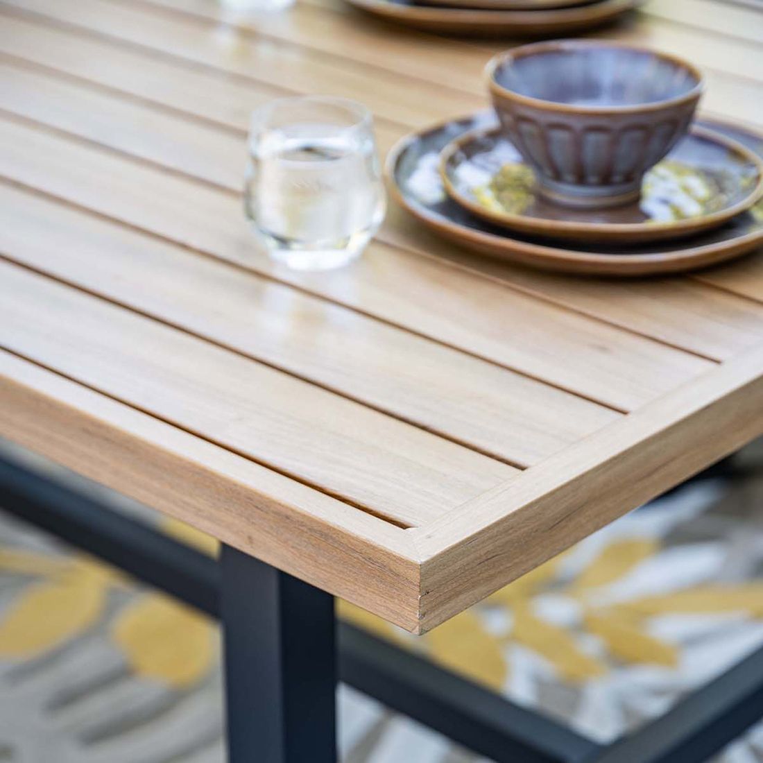 Garden Impressions Elati Dininglounge Tisch 150x89,5cm Aluminium/Polyester