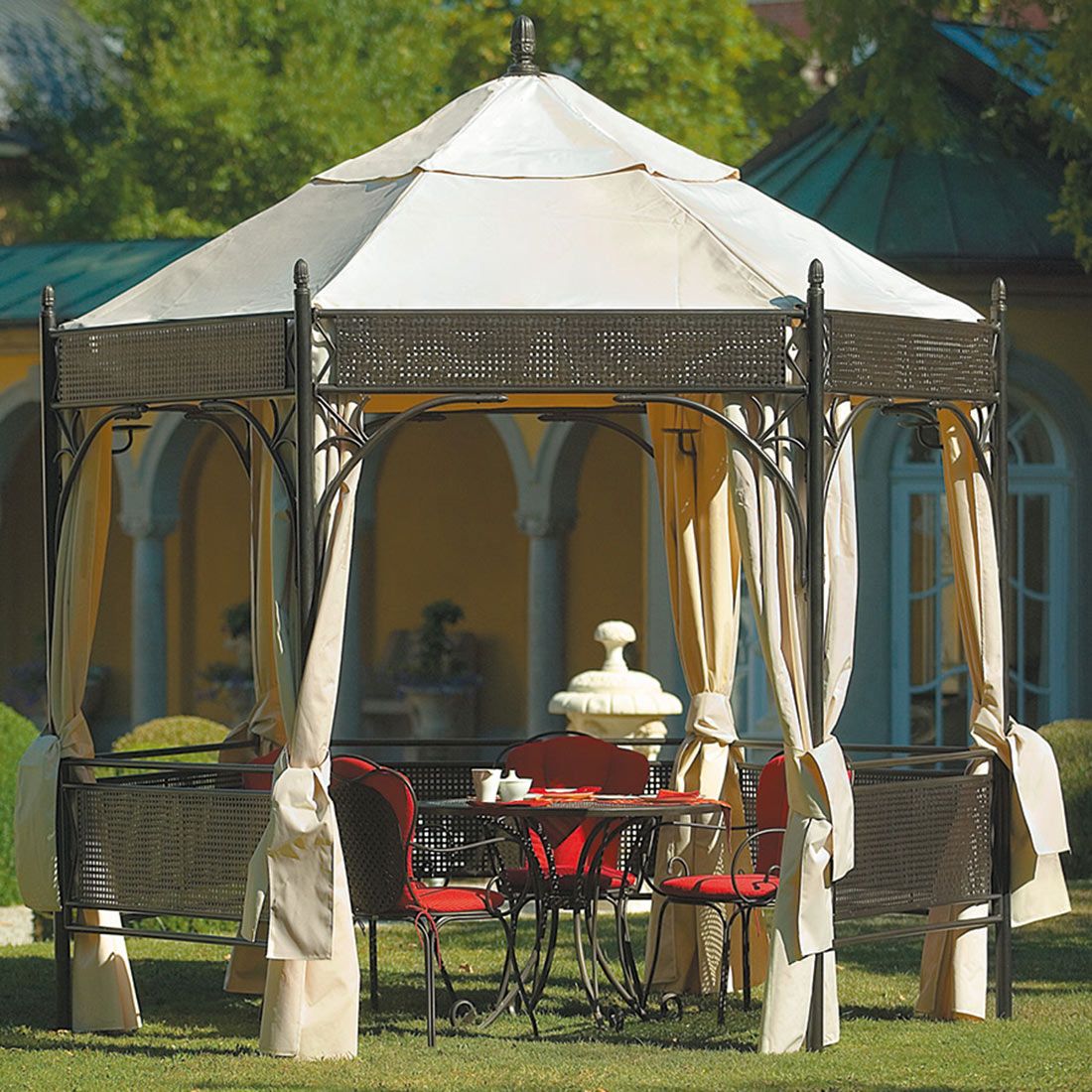 MBM Romeo Vorhang-Set für Pavillon Romeo Romantik