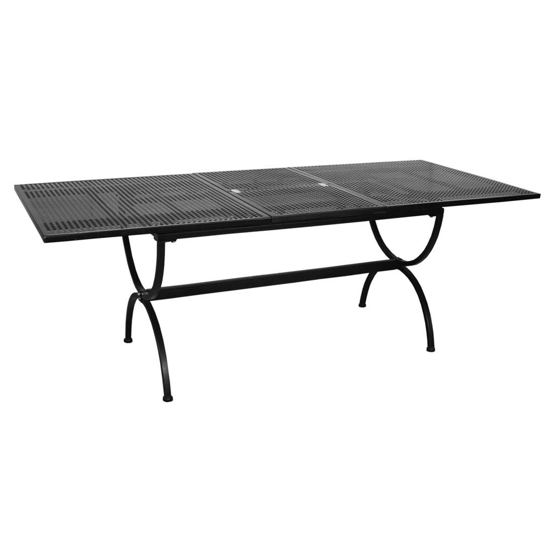 MBM Romeo Ausziehtisch 168/210x100 cm Schmiedeeisen