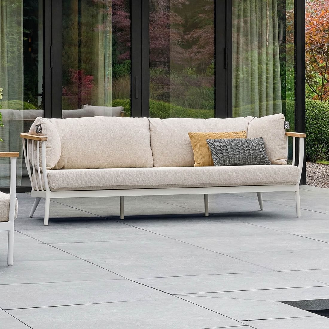 Apple Bee Condor Gartenloungesofa Aluminium/Bee Wett
