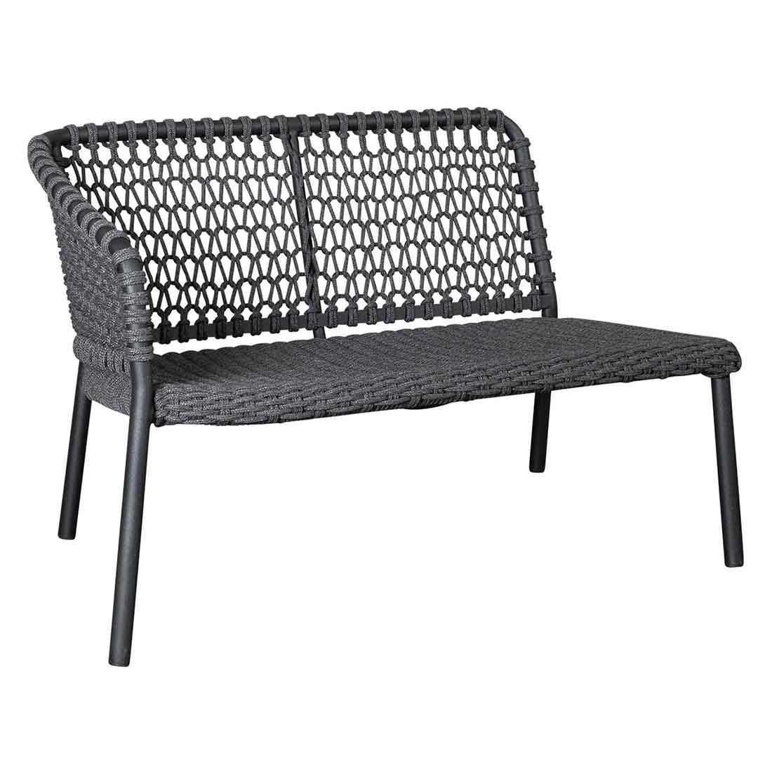 Cane-Line Ocean Ecklounge Aluminium/Rope