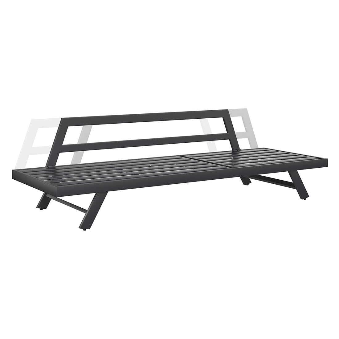 OUTLIV. Atlanta Gartenloungesofa Aluminium/Olefin