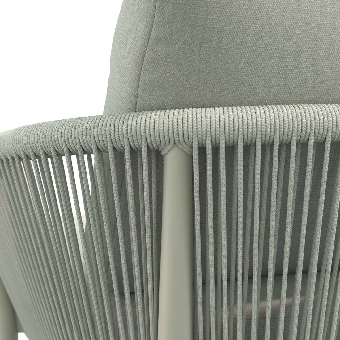 OUTLIV. Monet Gartenloungesofa Aluminium/Rope/Olefin