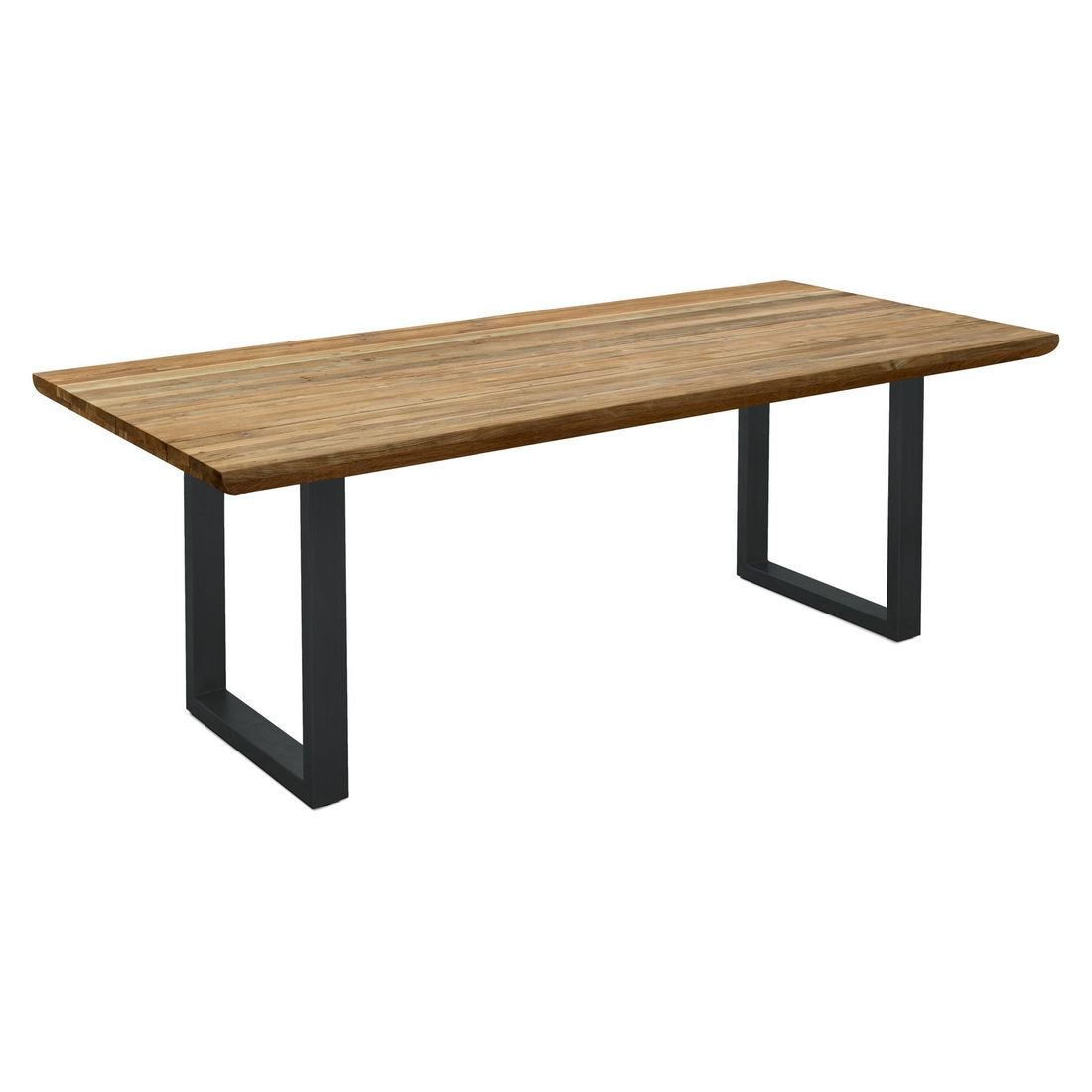 OUTLIV. Alkas Dininglounge Tisch 200x100cm Teak/Sunproof U-Beine