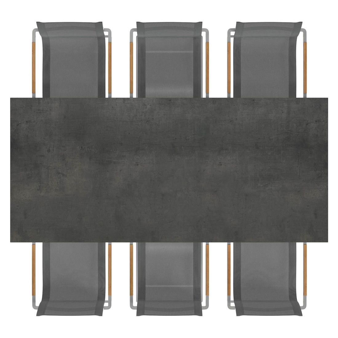 OUTLIV. Rimini Gartenmöbel-Set L (6 Plätze) Tisch 220x100cm
