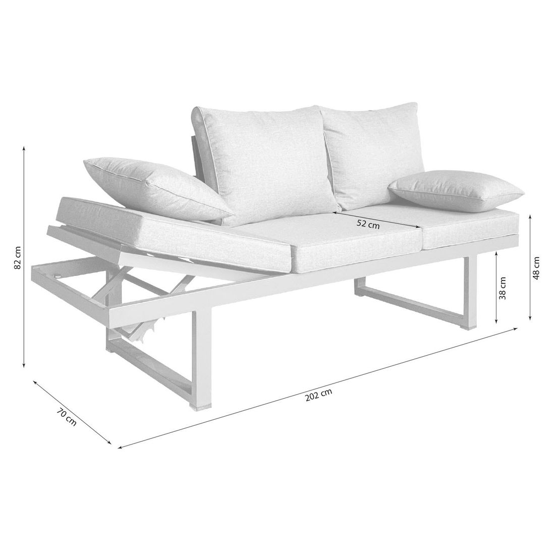 LC Garden Bondino Dininglounge verstellbar
