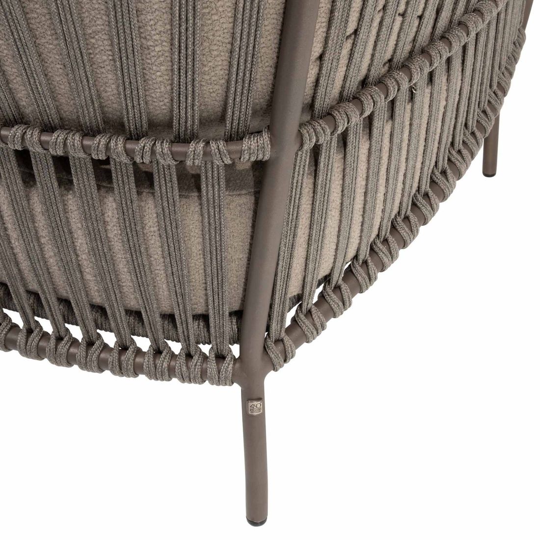 4Seasons Capalbio Gartenloungesofa Edelstahl/Rope/Olefin