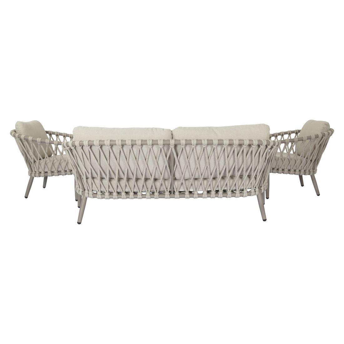 OUTLIV. Cleveland Loungeset inkl. Loungetisch Aluminium/Rope/Olefin