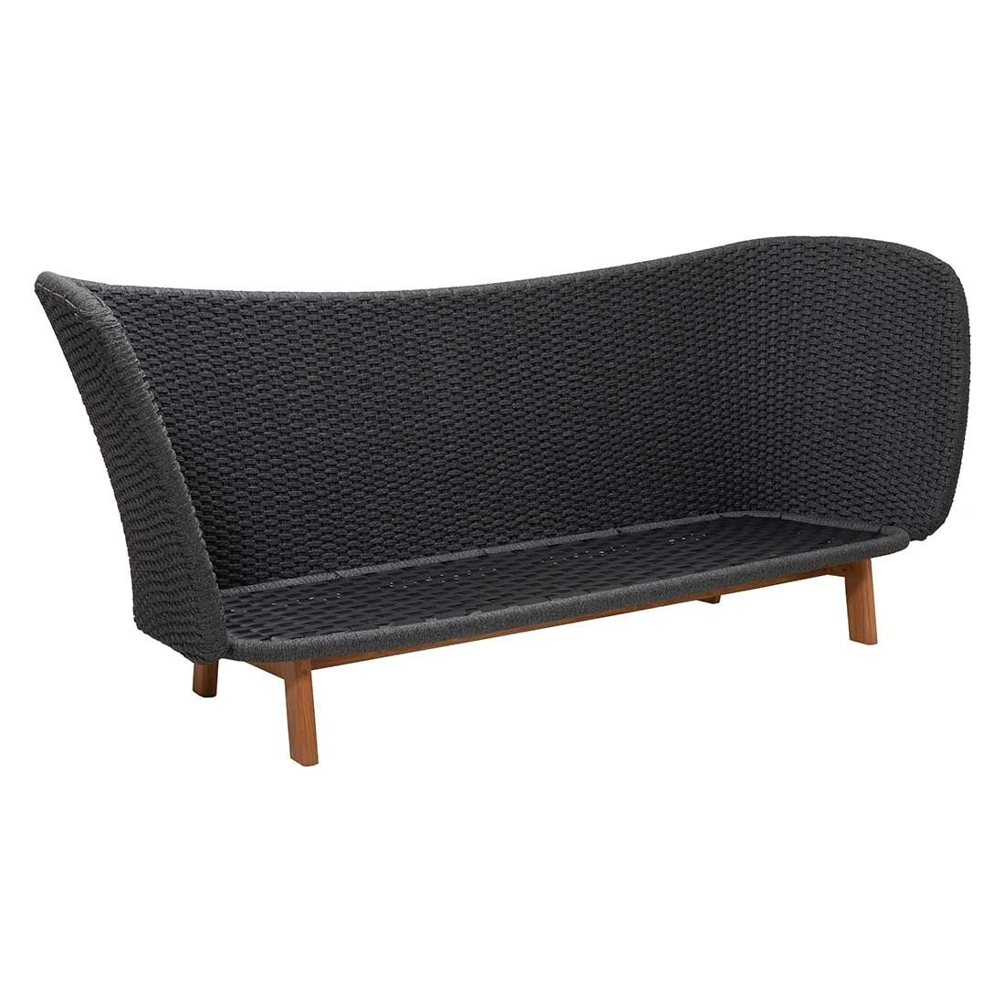 Cane-Line Peacock Wing Gartenloungesofa Teak/Rope/Acryl